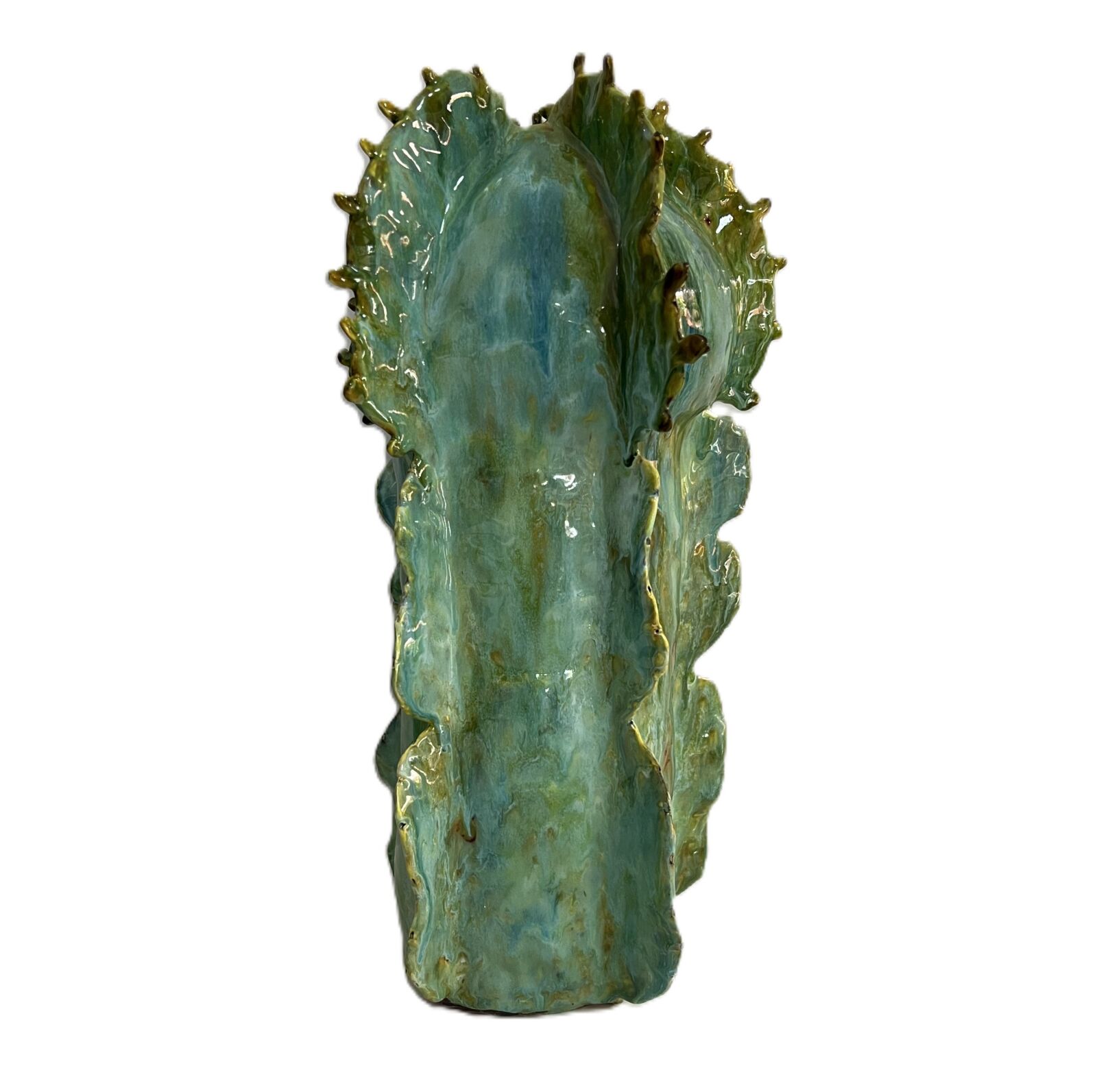 Ceramic - Large Turquoise Euphorbia - Image 9